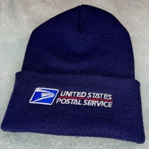 Navy blue USPS beanie